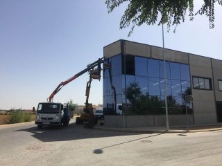 muro cortina montaje